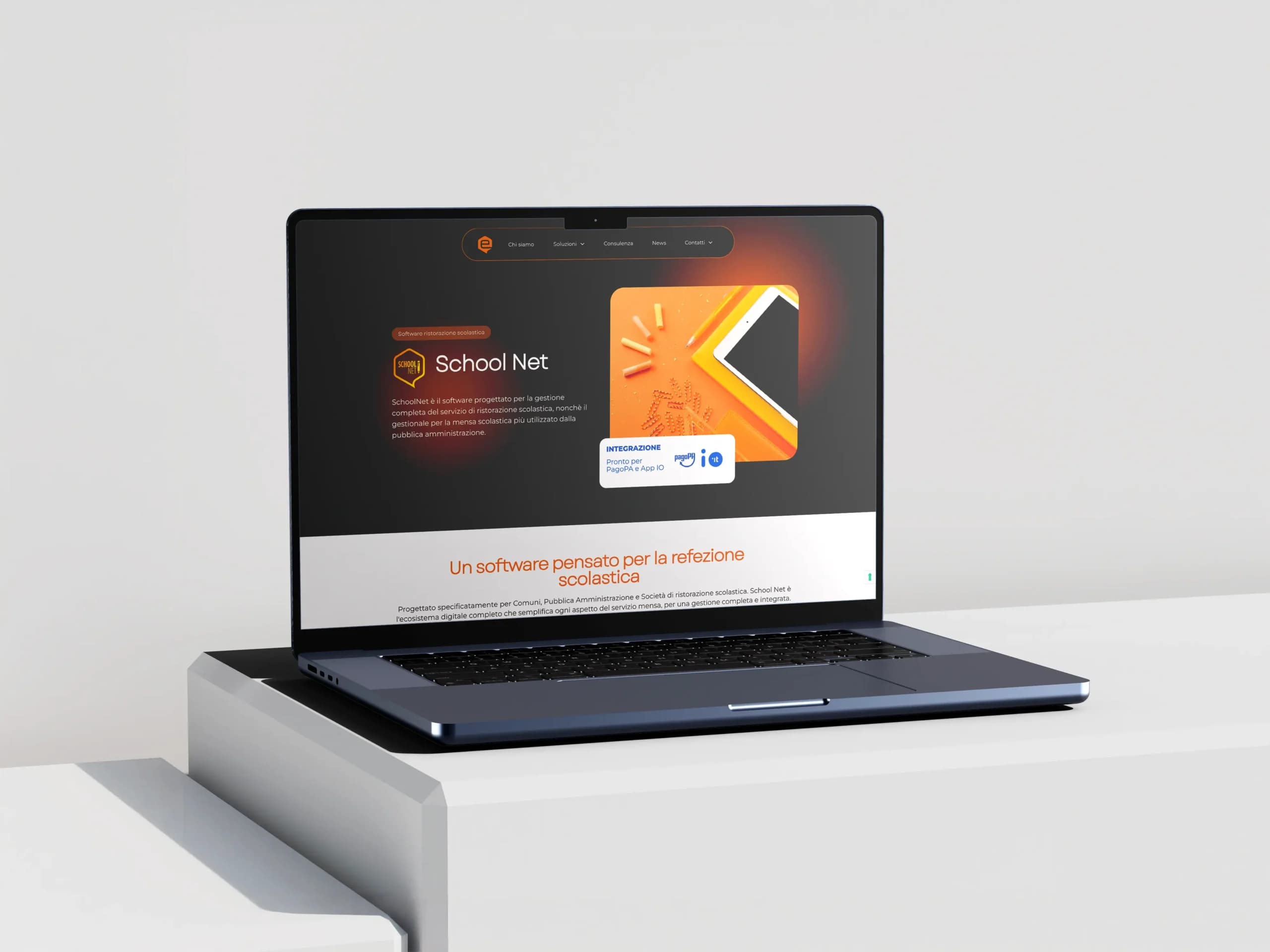 Mockup sito Etica Soluzioni 2